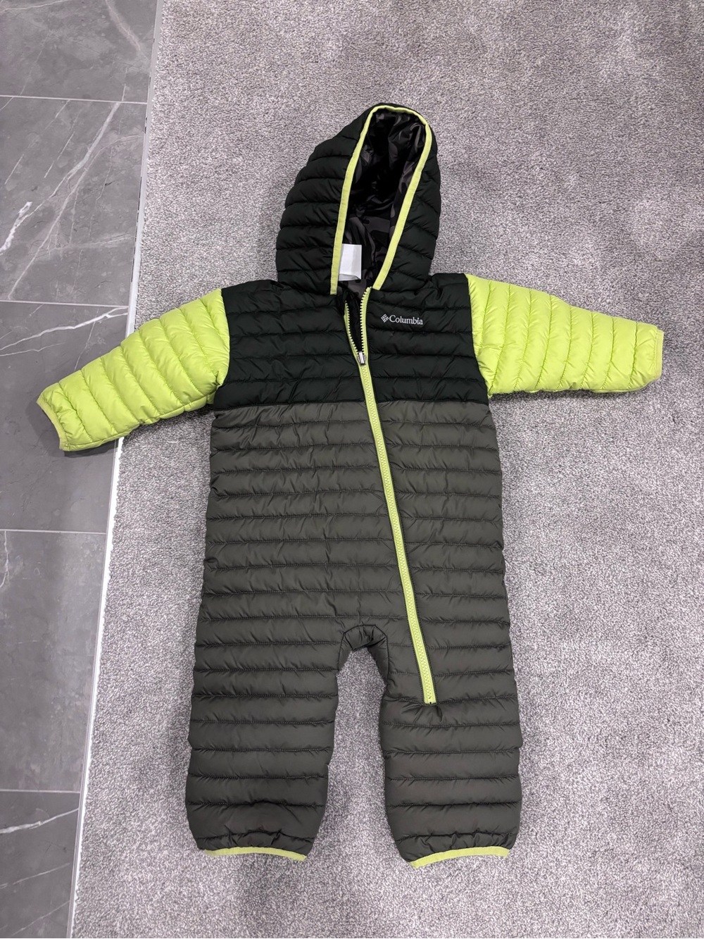 Columbia Infant Powder Hooded Puffer One-Piece
